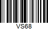 Barcode cho sản phẩm Cước căng vợt cầu lông  VS68