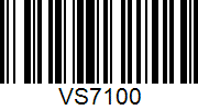 Barcode cho sản phẩm Vợt Cầu Lông VS 7100