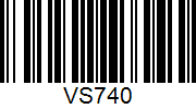 Barcode cho sản phẩm Vợt Cầu Lông VS VS740