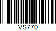 Barcode cho sản phẩm Vợt Cầu Lông VS Challenger 770 || Nhẹ - Dẻo - Công Thủ Toàn Diện Dành Cho Người Mới Chơi