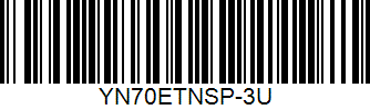 Barcode cho sản phẩm [VT 70 ETN] Vợt Cầu Lông YONEX Voltric 70Etune || Tăng Cấp Độ Tấn Công Gấp Đôi