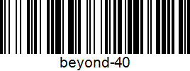 Barcode cho sản phẩm Vợt cầu lông Fleet Beyond 40 (FL40)