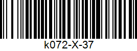 Barcode cho sản phẩm Giày Kawasaki Nam Nữ K072 (Xanh Dương)