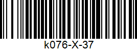 Barcode cho sản phẩm Giày Kawasaki Nam Nữ K076 (Xanh)