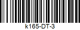 Barcode cho sản phẩm Giày cầu lông Kawasaki K165 Đen Trắng