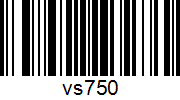 Barcode cho sản phẩm Vợt Cầu Lông VS VS750